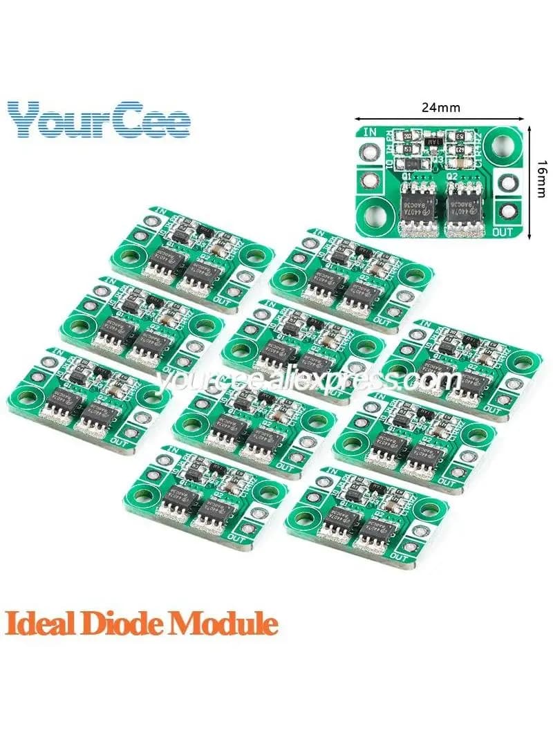Module de Diode idéal DC 3-30V, chargeur de batterie, connexion Anti-inversion, panneau de Protection de puissance, terre commune 4A, 10 pièces/1 pièce