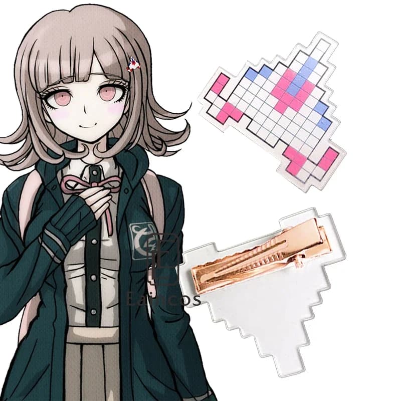 Pince à cheveux Anime Chiaki Nanami, Super recruté une épingle à cheveux d'avion mignon Ronpa, accessoires de cosplay