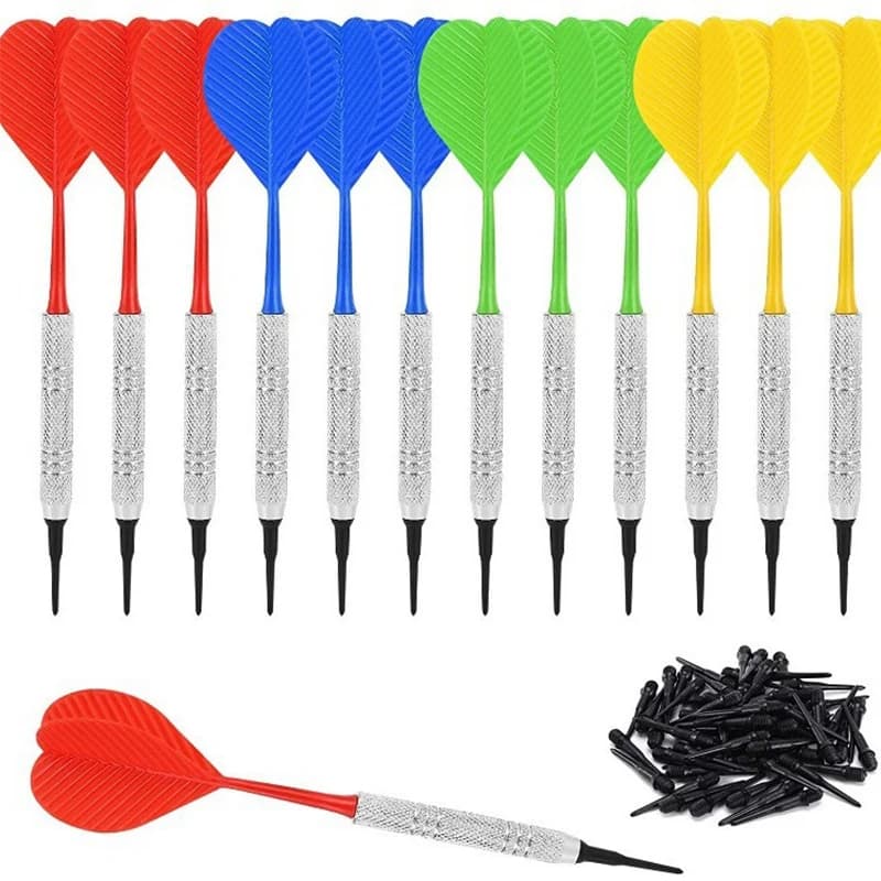 Jeu de fléchettes à pointe souple pour jeu de fléchettes électronique, POM supplémentaire, 6 pièces par lot, 30 pièces