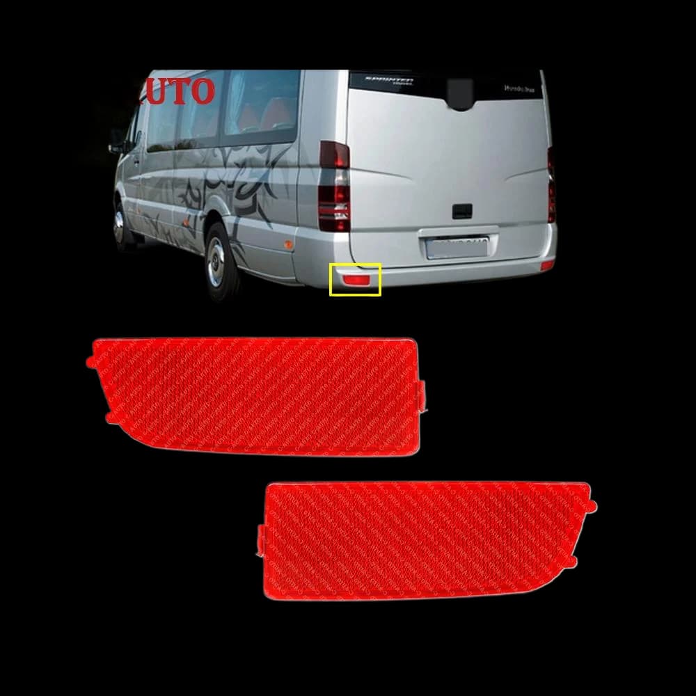Pare-chocs arrière de voiture pour Mercedes Benz Dodge Sprinter, réflecteur de lumière, W906, 2006, 2007, 2008, 2009, 2010, 2011, 2012, 2013, 2014, 2015, 2016