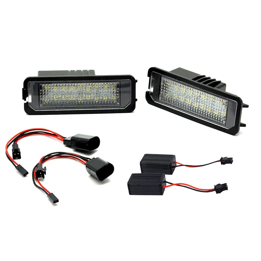 Lumière de plaque d'immatriculation à LED blanche, 2 pièces, pour Bentley Continental GT/GTC pour vol Continental Mulsanne, bleu, bleu marine