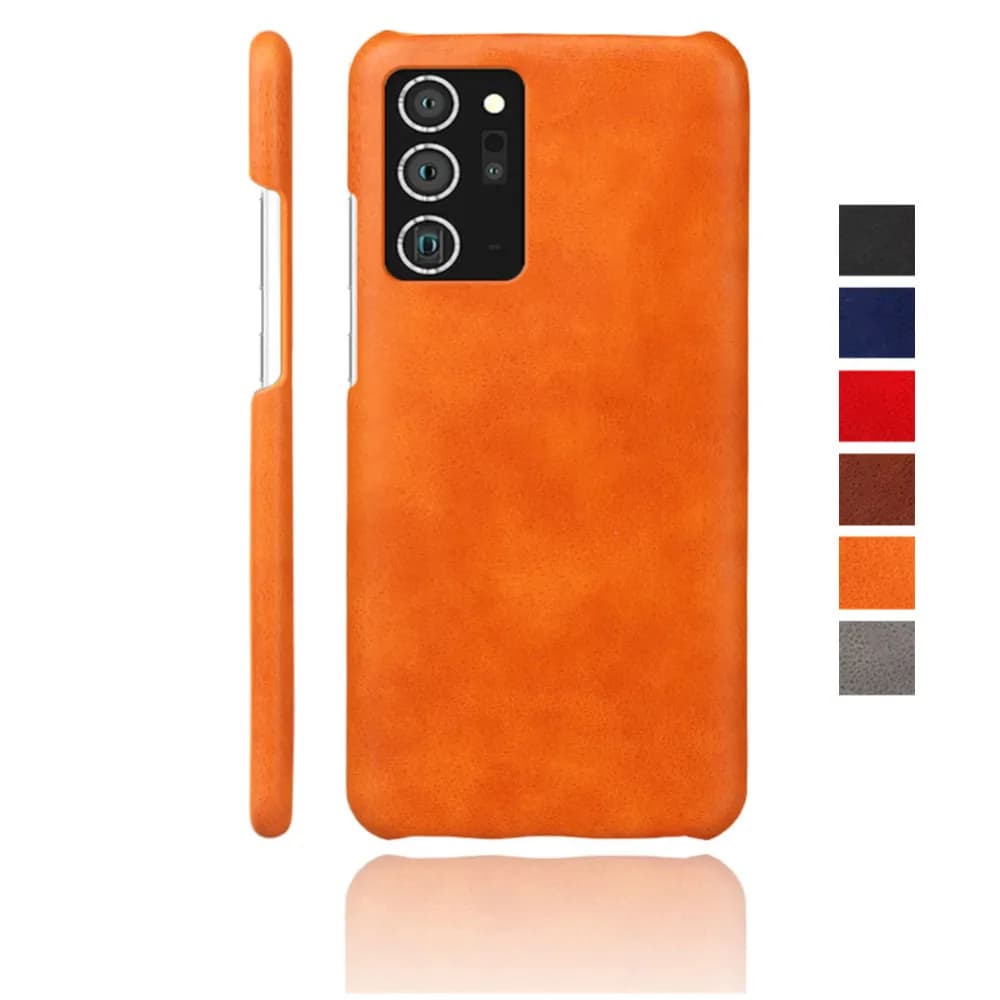 Étui mince en cuir végétalien pour Samsung Galaxy Note 20 ultra S20 fe S21 Ultra S 10 E Lite 9 8 S9 S8 Plus A51 A71 5g