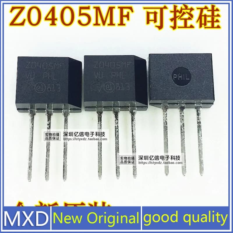 Triac Z0405ressing 4A/600V TO-202, 5 pièces/lot, original importé, nouvelle dissipation thermique de bain et haute pression, bonne qualité en stock