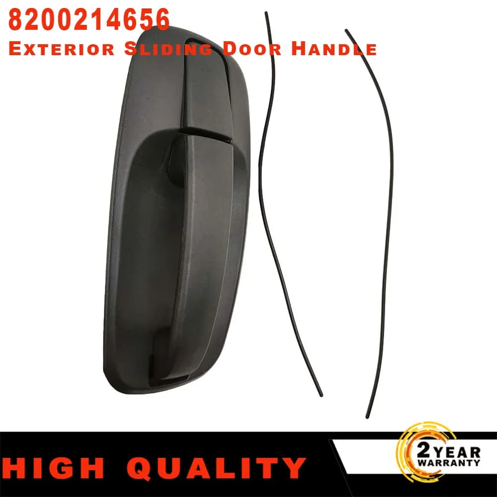 Nouvelle poignée de porte coulissante extérieure ABS 8200214656 pour Vauxhall/Opel Vivaro Renault Trafic MK2 Nissan Primastar X83, accessoires de voiture