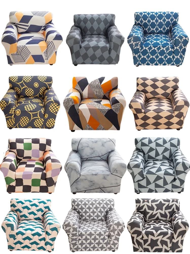 Housses de canapé individuelles pour salon, protection anti-poussière, housses extensibles élastiques pour canapé d'angle, housse de fauteuil