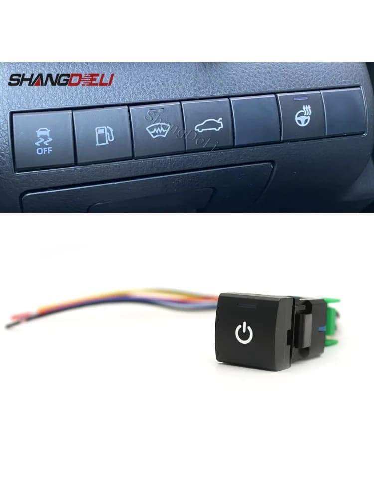 Bouton interrupteur marche/arrêt pour voiture, pour Toyota Camry 2018, Avalon Rav4 2019 2020