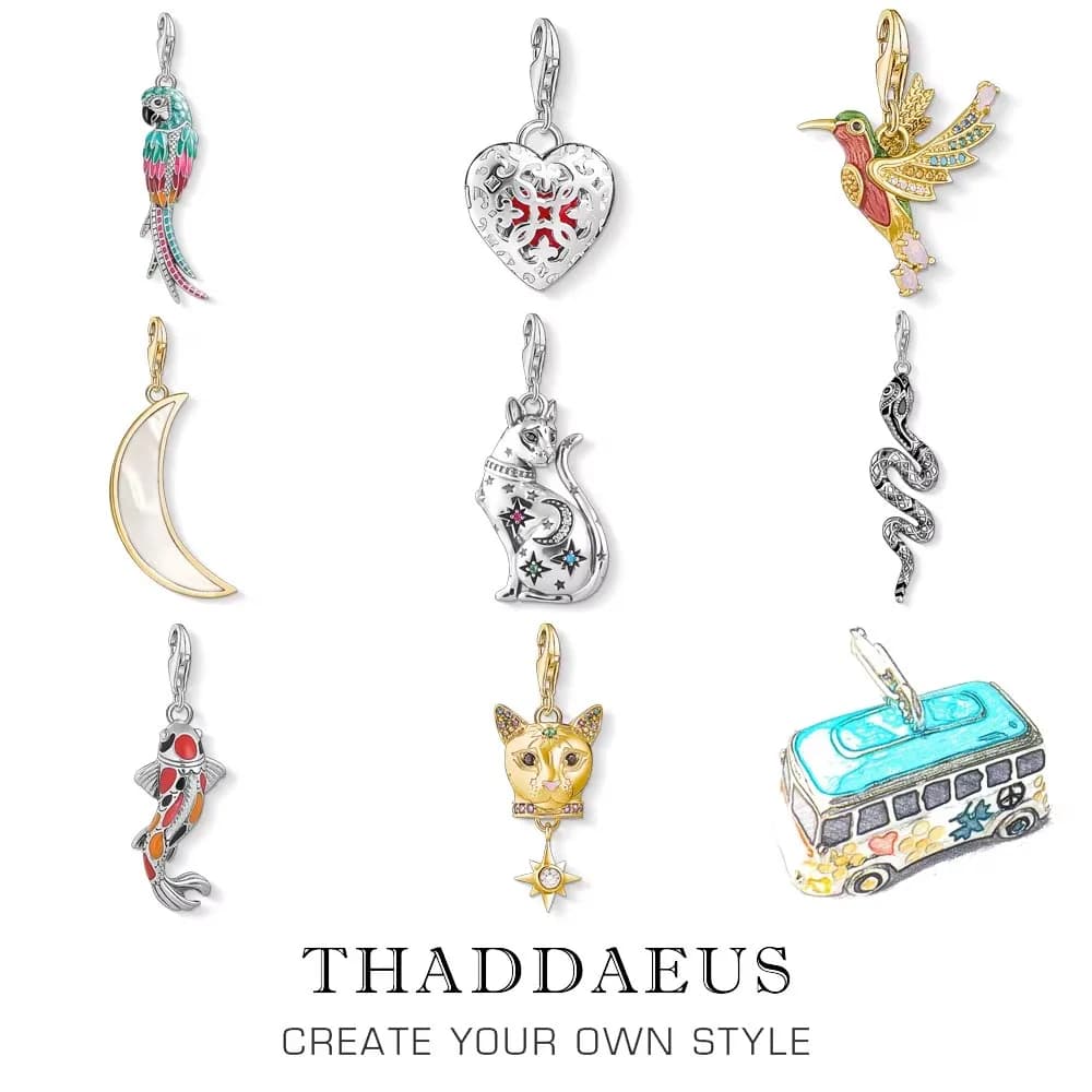 Breloque Constellation chat perroquet Bus serpent colibri Koi lune coeur capteur de rêves hiver mignon chanceux magique Europe femmes hommes cadeau