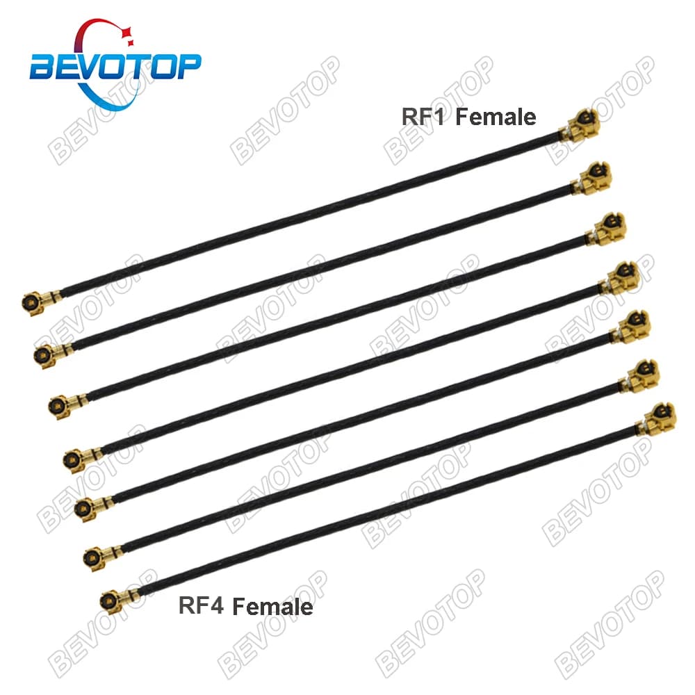 Câble queue de cochon RF IPX UFL RF1 femelle vers prise femelle RF4 RF1.13 MHF4, 2 pièces, cavalier d'extension pour routeur Modem 3g 4g