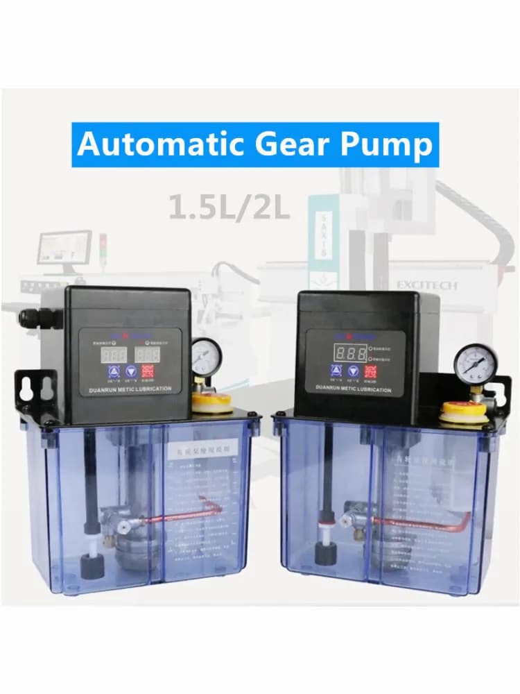Pompe à lubrifiant CNC entièrement automatique, sculpture fine, machine de moulage par injection, décharge de volume, équipement de lit, 1,5 L, 2L