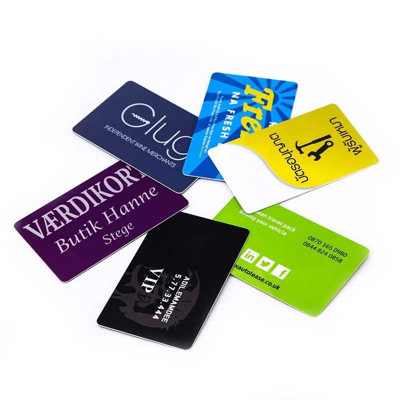 Carte d'impression personnalisée avec puce NFC NTAG215, 13.56MHz, ISO14443A