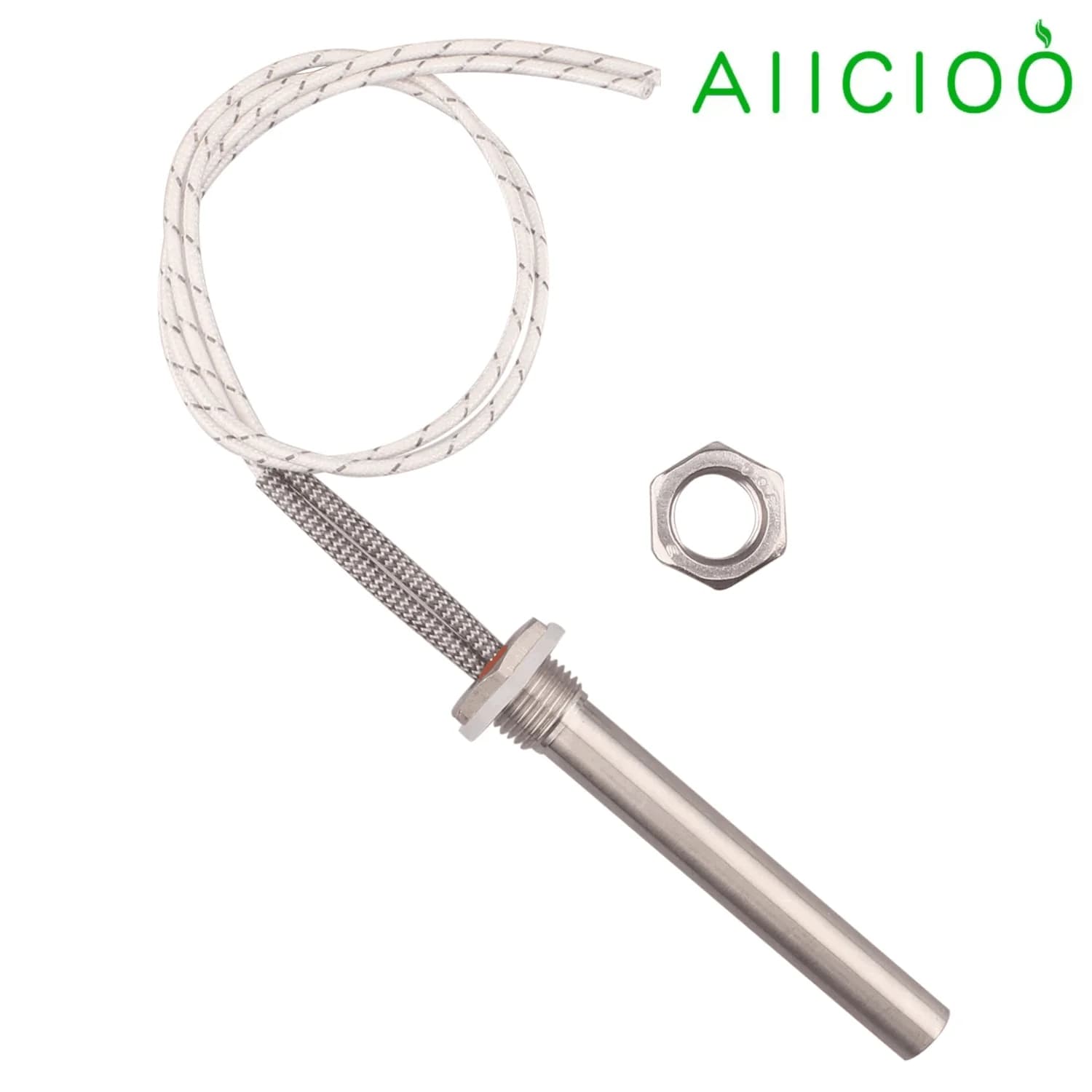 Cartouche chauffante électrique tubulaire M16, chauffage par immersion, acier inoxydable 100, DC 24V, 150W, 200W, 300W, 304 W, 152