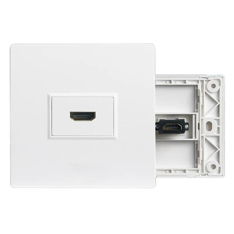 Panneau de Limitation Intégré, Câble HD 4K, HDMI, Vidéo, TV Numérique, Prise Directe, Sortie de Câble Réseau TV, 86mm