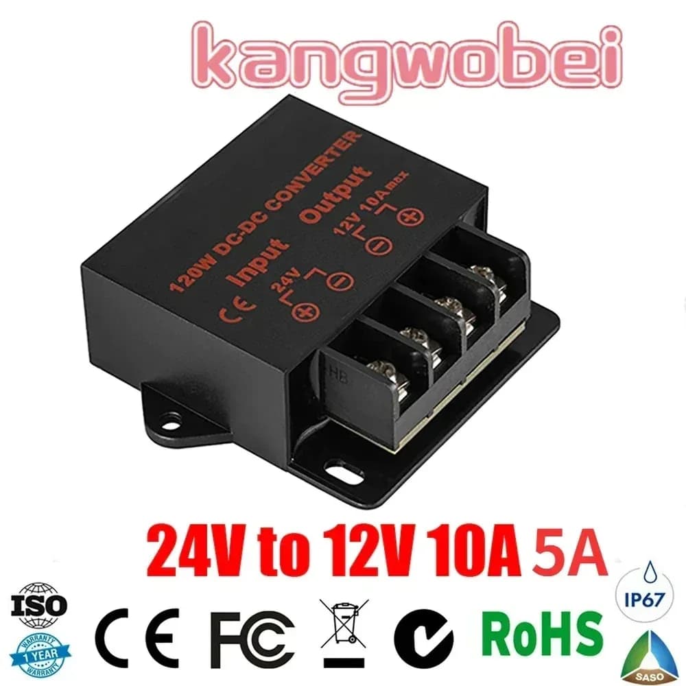 Convertisseur abati eur de voiture Sochi, régulateur de stabilisateur, module de 24V à 12 V, 10A DC