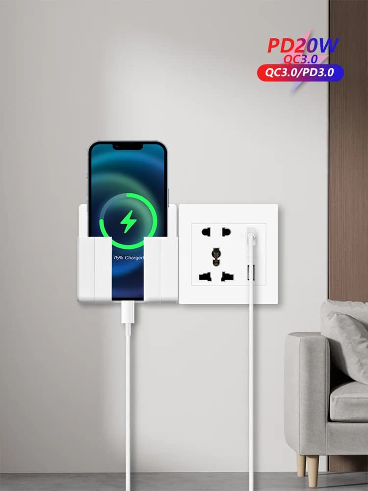 DepoGuye AC 110-250V panneau de prise Standard britannique, chargeur de téléphone portable double USB 5V 2.1A prise de courant universelle internationale 86mm