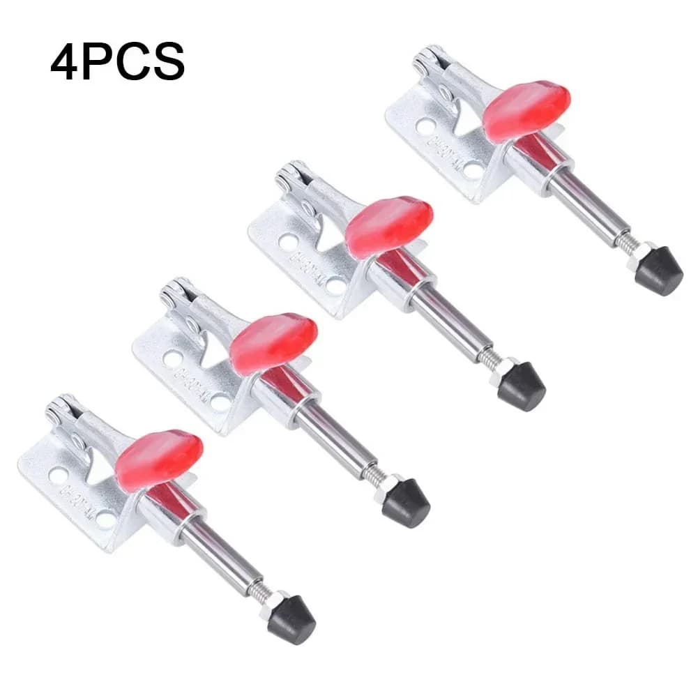 4Pcs GH-301AM 45 Écrous Tognudden Pince à dégagement rapide nervure Action Verticale/Horizontale Type Pinces Barre en forme de U Outil à main Pour le travail de calcul