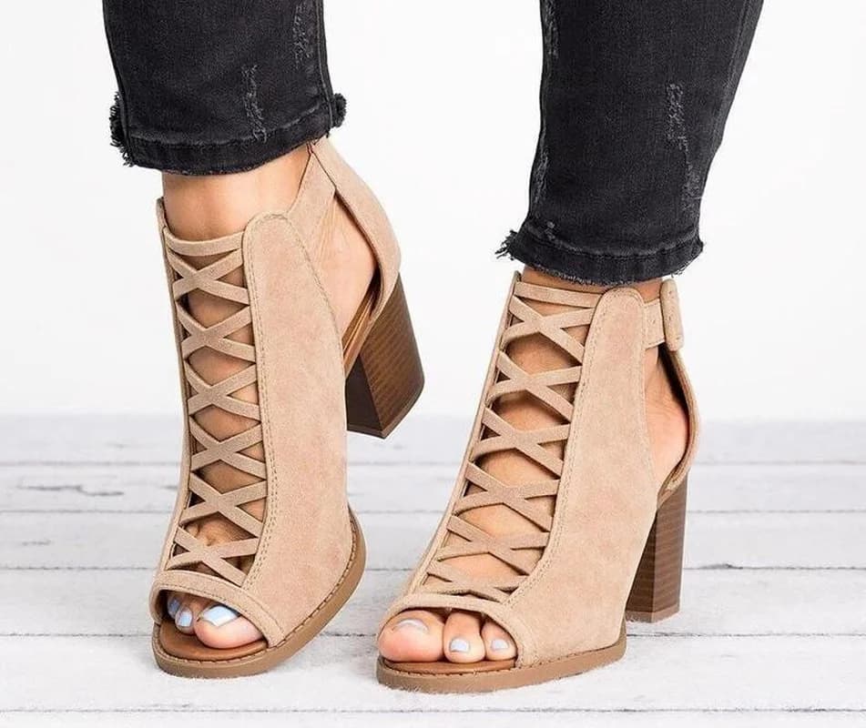 chaussure luxe sandales femmes été nouveau 2021 escarpins femme petit Comemore – bottines à talons mi-hauts pour femme, chaussures décontractées, Sexy, noires, grande taille 43, nouvelle collection