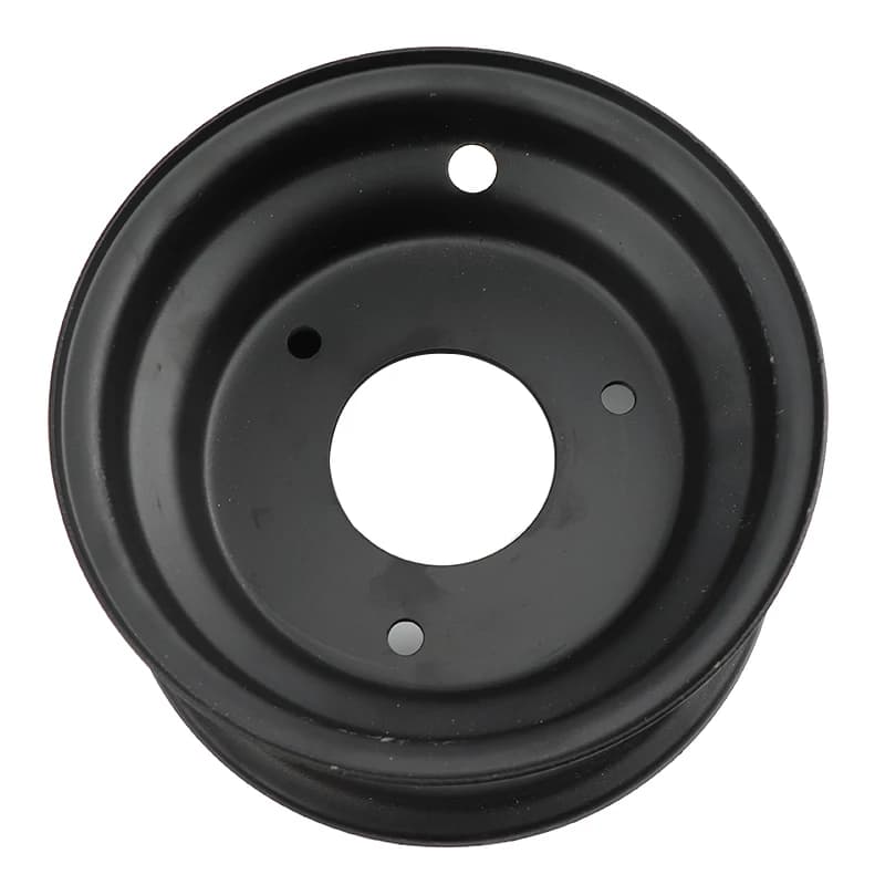 Roue en fer de 6 pouces, jantes à 3 trous pour petit ATV Go Kart Buggy rasoir Scooter tondeuse à gazon 13X5.00-6 145/70-6 pneus roues