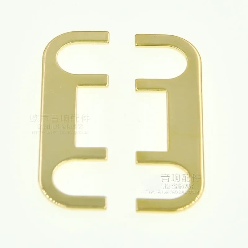 Boîtier de jonction pour haut-parleur A47, pièce de connexion quatre colonnes double ligne, boîtier de jonction audio DIY, en cuivre épais et droit