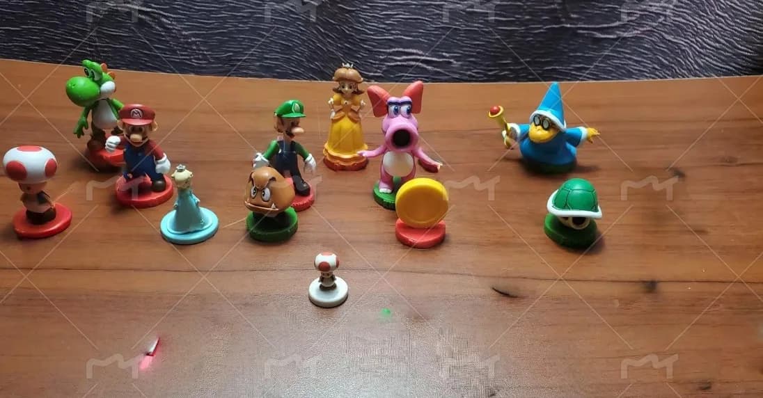 Hasbro-Figurines Nintendo Games en PVC, Smile Marios Brothers Chess Collector's Edition, Luigi Peach, Slow Room, Koopa, Model Toys