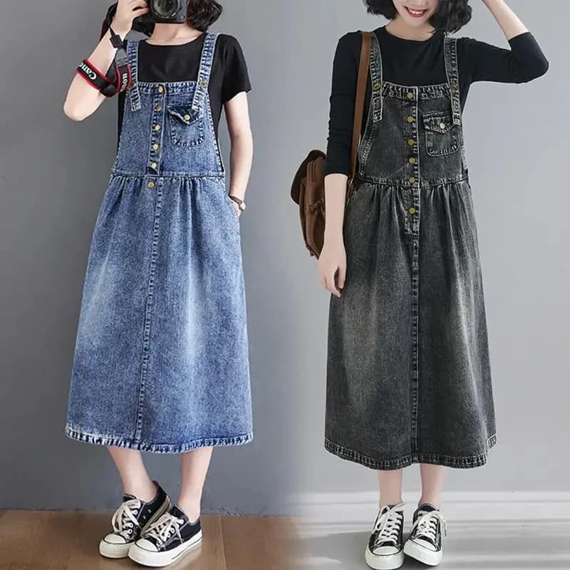 Robe en denim délavée à simple boutonnage pour femmes, vêtements pour femmes, longues robes de cow-boy décontractées, printemps, été, nouveau, 2025
