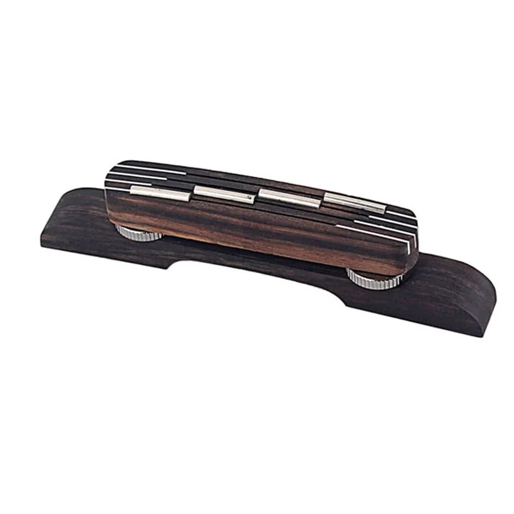 JEParts-Pont de cristal JEBridge en bois de rose durable pour basse Hofner, réglable