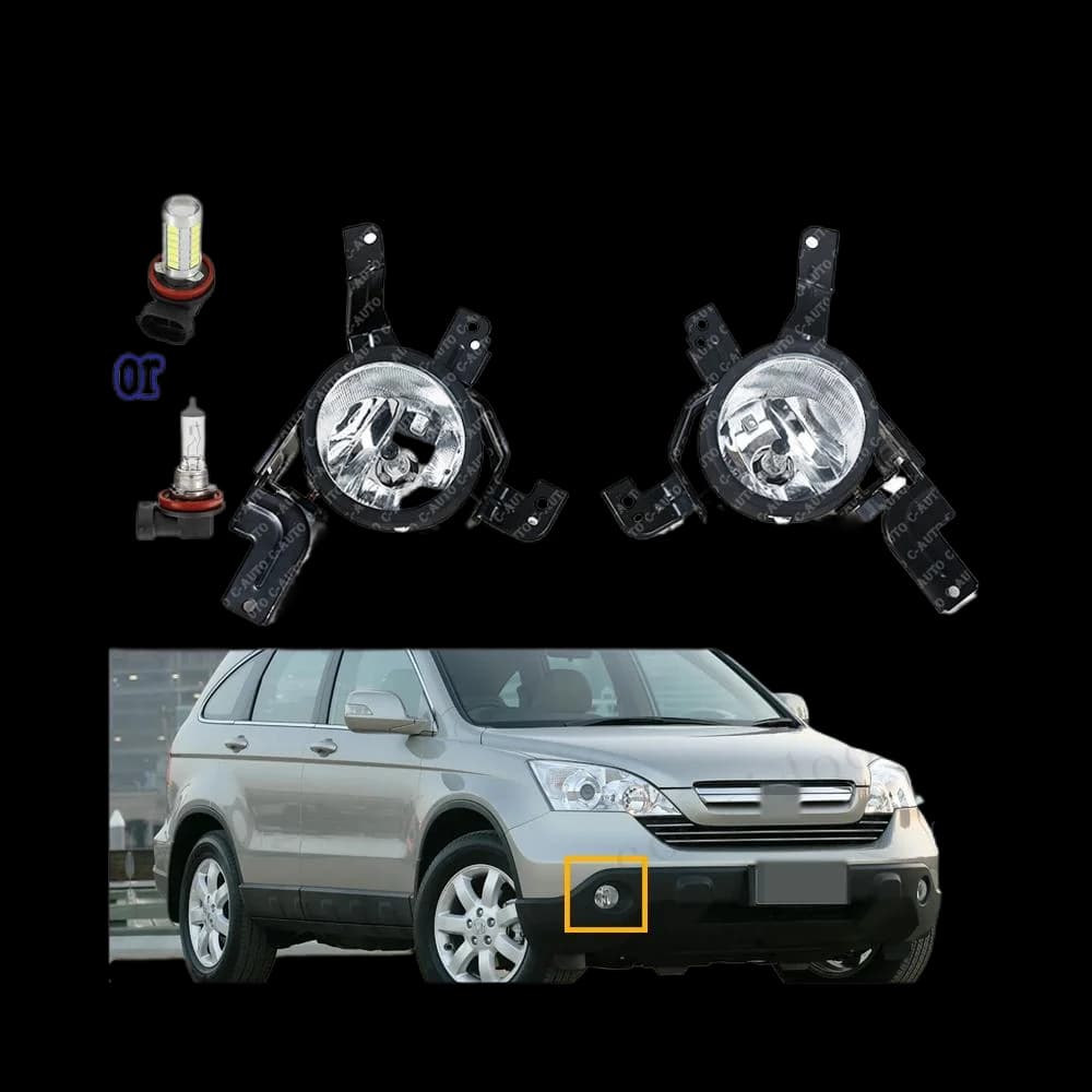Feu antibrouillard pour pare-choc avant de voiture, pour Honda CRV 2007 2008 2009, numéro de pièce