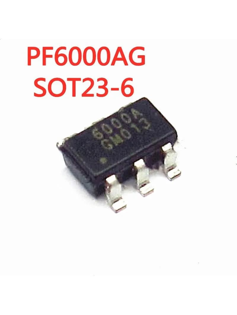 Puce d'alimentation LCD SMD, 100% qualité, nouveau, original, PF6000AG 6000A, 10 pièces/lot, en Stock