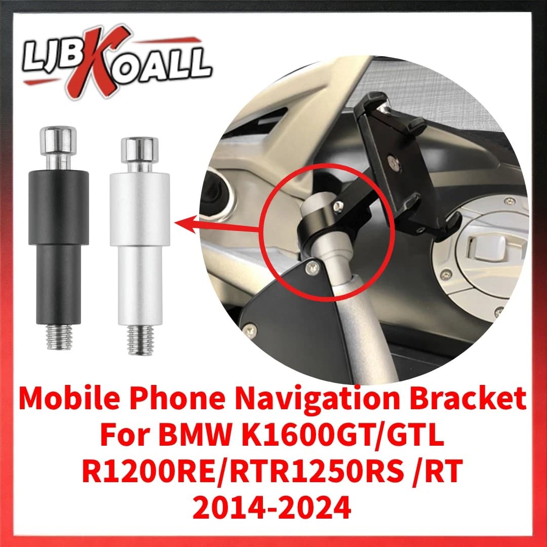 Support de navigation pour téléphone portable pour moto, pour BMW K1600GT/GTL R1200RE/RT R1250RS /RT 2014-2024, tige d'extension