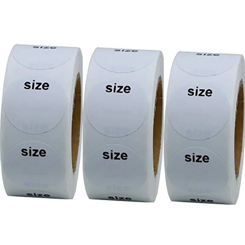 Étiquettes autocollantes blanches auto-adhésives, 50 à 500 pièces, taille inscriptible, étiquette de Note vierge, vente en gros, prix bas, Dimension: 25mm