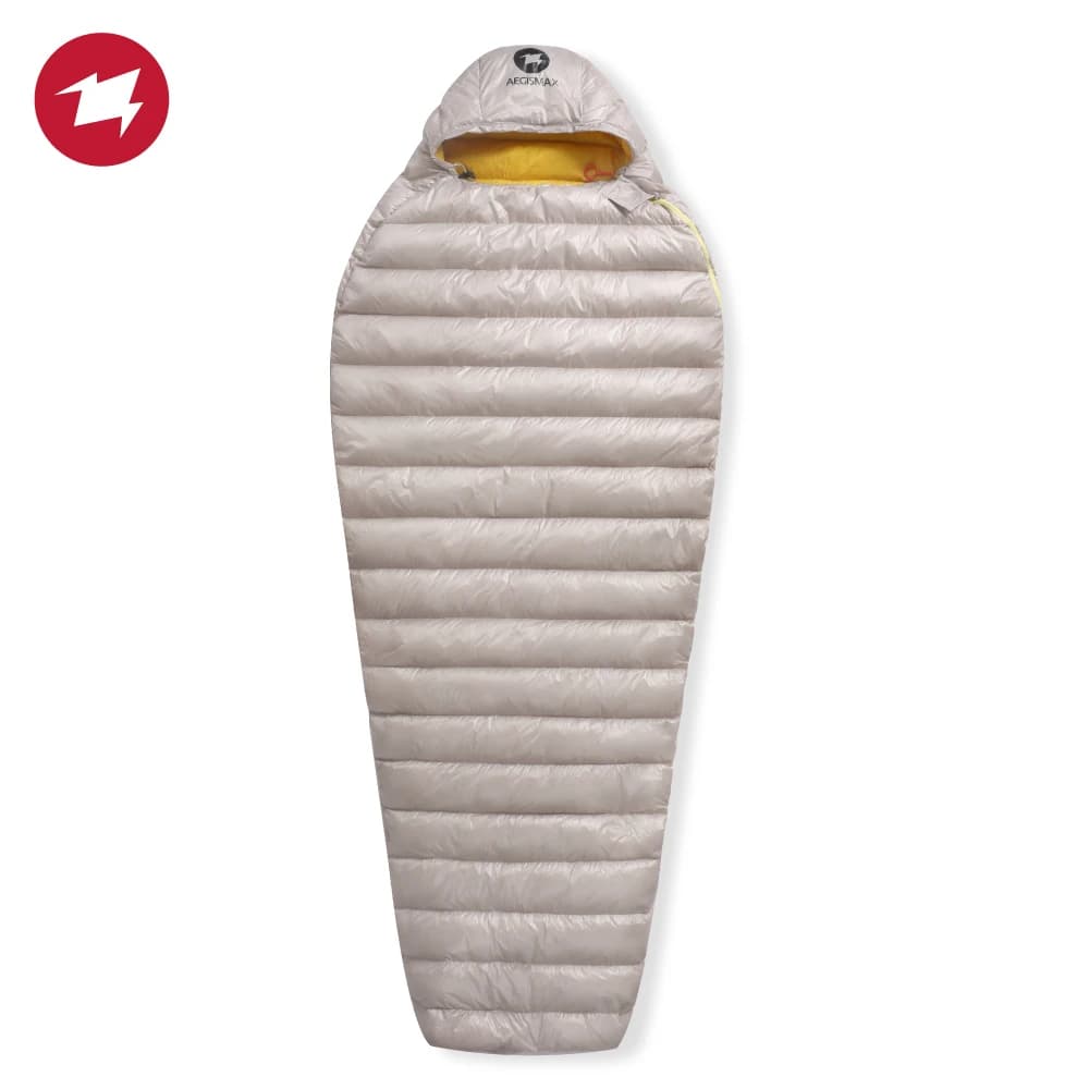 AEGISMAX LETO & NANO 700FP Sac de couchage en duvet d'oie ultra sec Sac de couchage en duvet ultraléger pour le camping et la randonnée