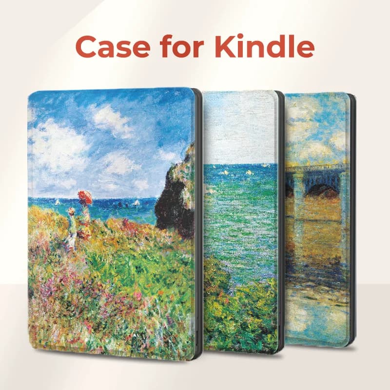 Housse Twosheep pour Kindle Paperwhite 12e & 6/7/10/11ème et pour 2024 tout nouveau Kindle 11ème avec coque de protection Auto-wake