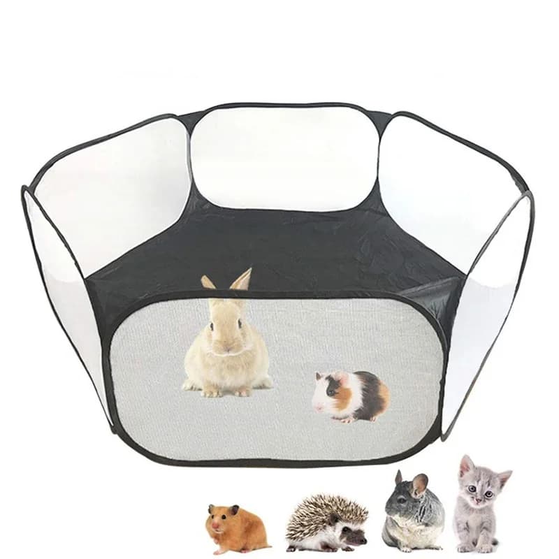 Cage Portable pour animaux de compagnie, tente, parc pliant, clôture pour Hamster, hérisson, petits animaux, respirant, chiot, chat, lapin, cochon d'inde