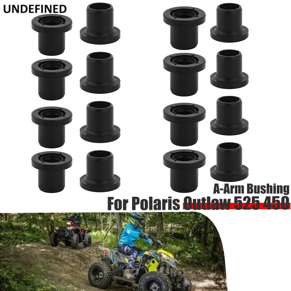 Kit de douilles de Suspension avant en plastique noir, pour Polaris outley 525 450 Breeze lsvd Predator 500 5434575