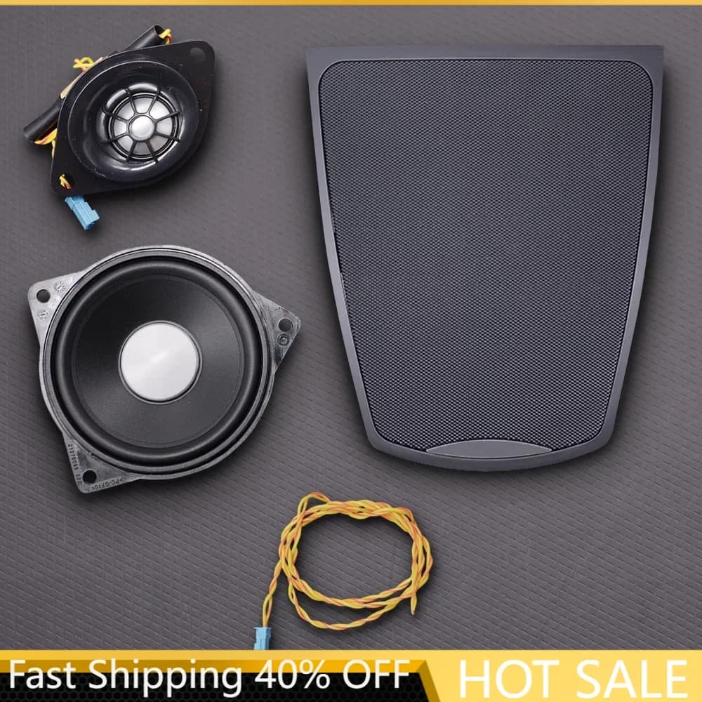 Haut-parleur de console centrale pour BMW F10 F11 Série 5, coque de panneau de tableau de bord d'origine, tweeter, haut-parleur audio, couvercle de haut-parleur, remplacement