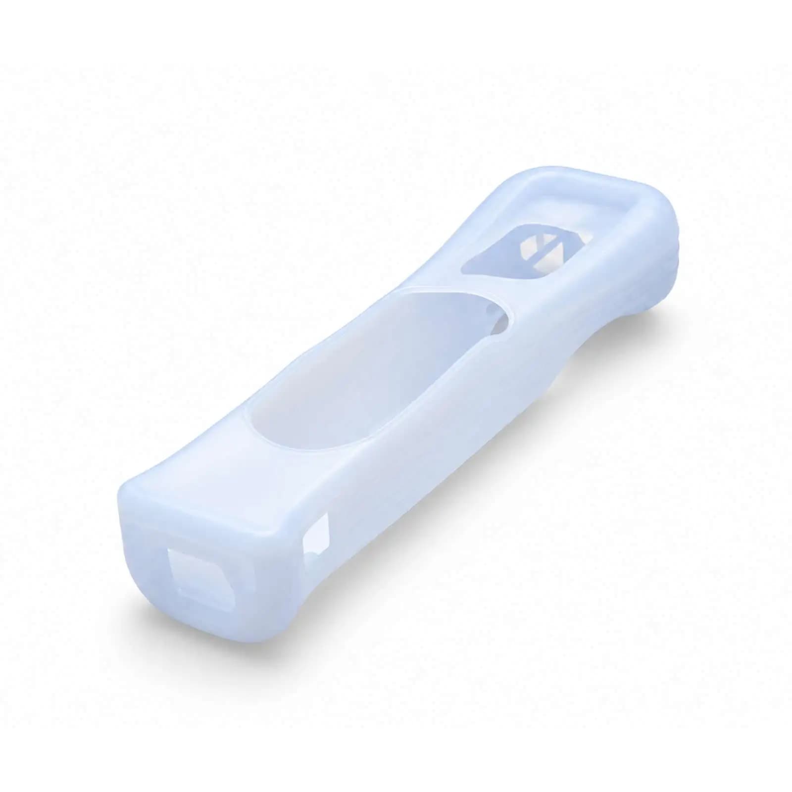 Coque de protection en silicone anti-chute pour manette Nintendo Wii, coque souple, peau blanche, Motion Plus, nouveau