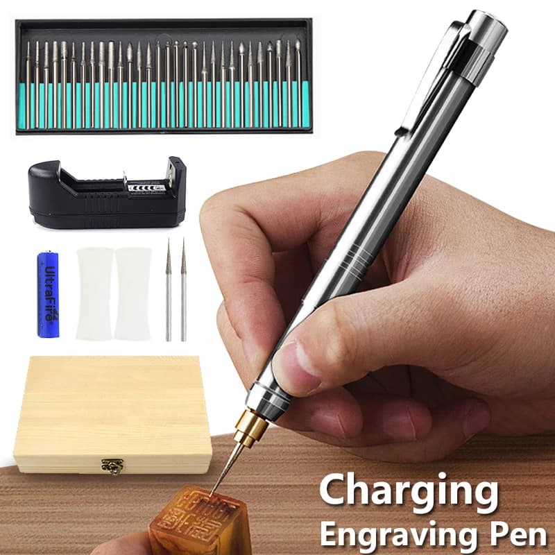 Graveur à Recharge sans fil 3.7V, stylo électrique, perceuse électrique pour la gravure, perceuses, Mini perceuse Dremel avec boîte