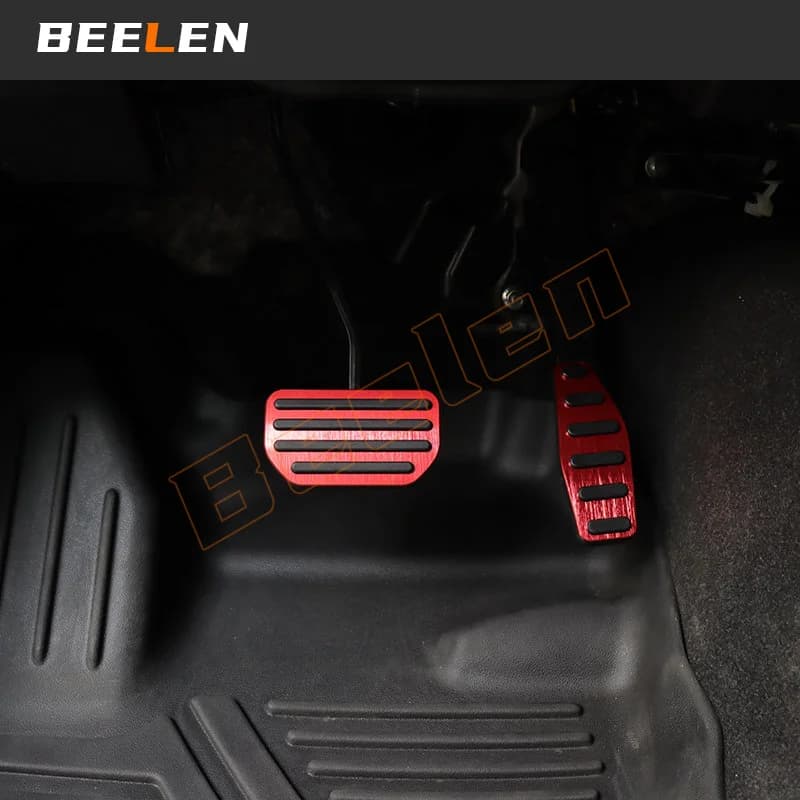 Pour Suzuki Jimny JB64 JB74 2019-2026 AT MT Pédales de voiture en acier inoxydable Pédale de repose-pieds ​ Pédale morte ​ Pédale morte ​