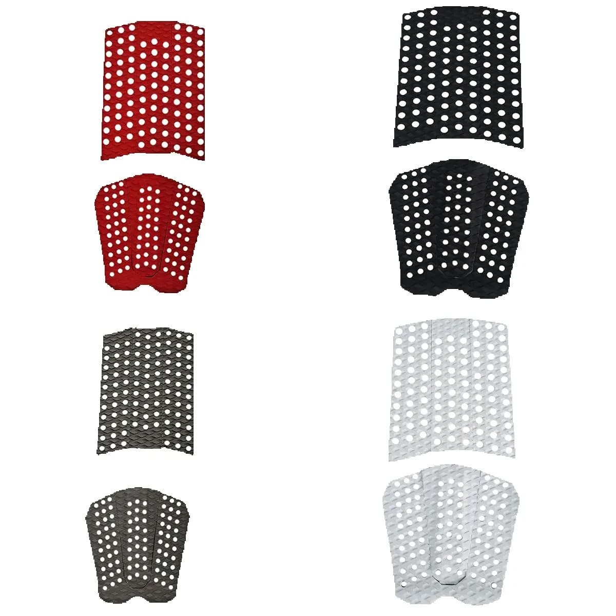 Tapis de traction EVA pour planche de surf, ensemble complet (avant et arrière) pour planche de surf, couleurs rouges, prévente
