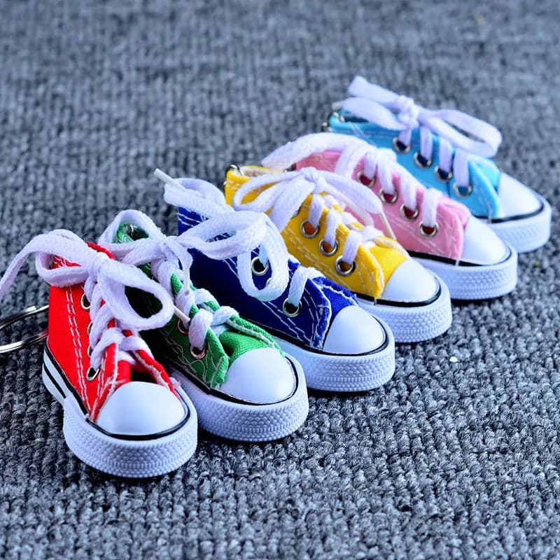 Porte-Clés en Toile 3D pour Homme et Femme, Alicante de Tennis, Bijoux de ix, Nouveauté, 24 Pièces/Lot