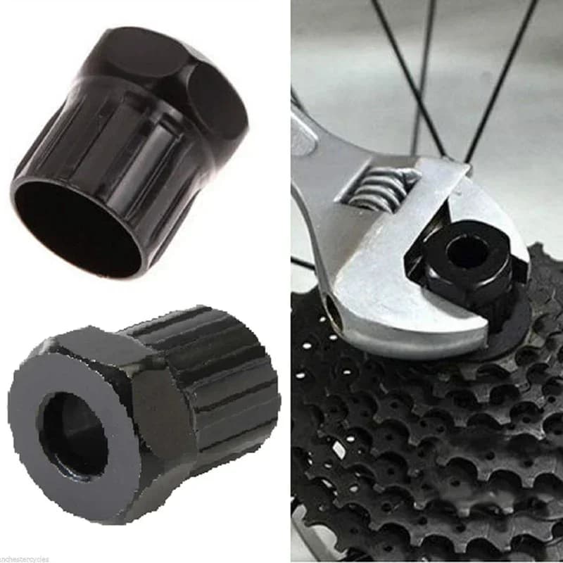 Extracteur de Cassette arrière de vélo, extracteur de réparation de vélo, douille de roue libre, outil noir, outil de retrait de roue de manivelle de Cassette de vélo