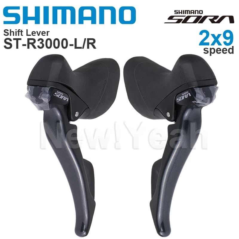 SHIMANO SORA R3000 2x9v - Levier de commande double ST-R3000 Groupe de transmission gauche et droite - NOUVEAU SUPER SLR - Pièces d'origine 2x9 vitesses