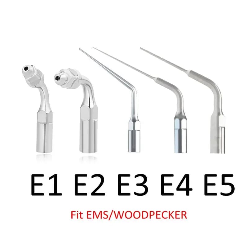 Pointes de détartreur ultrasonique dentaire, pointes endodontiques compatibles avec les détarteurs EMS WOODPECKER, outils de blanchiment des dents E1-E6