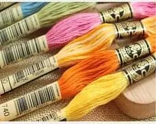 Fil à broder OneRoom French DMC – 447 pièces de couleurs classiques + 16 pièces de nouvelles couleurs DMC