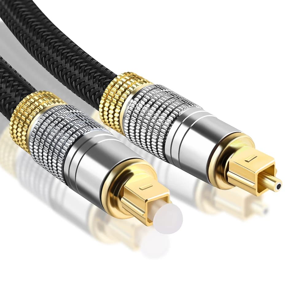Câble Audio optique numérique Toslink Coaxial SPDIF Dolby 7.1 barre de son 5.1 câble à fibres pour barre de son HI-FI Home cinéma PS4 Xbox