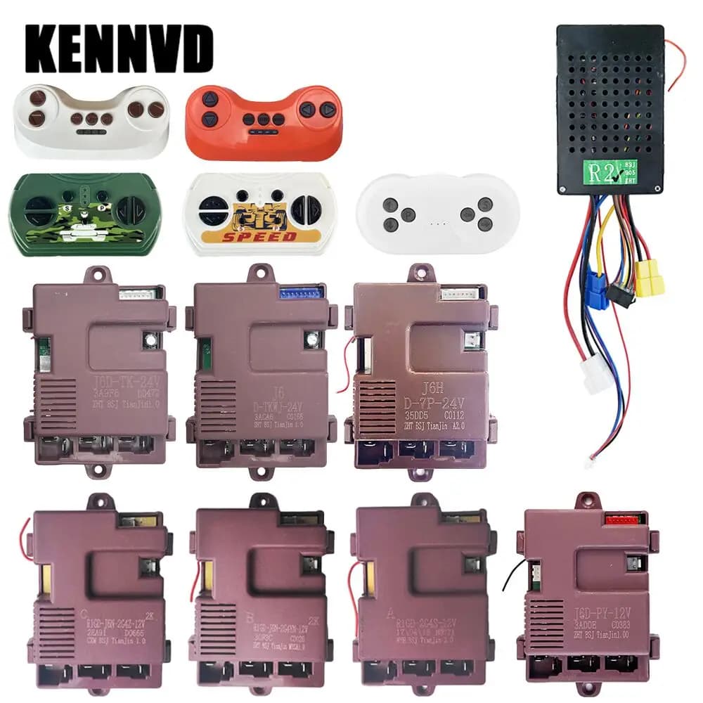 12V 24V R1GD-J6N 2G4Z J6D-TK TKWJ J6HD-7P Inter 2Pin 7Pin Enfants Tour Électrique sur Voiture Véhicule Télécommande Boîte Récepteur Pièces