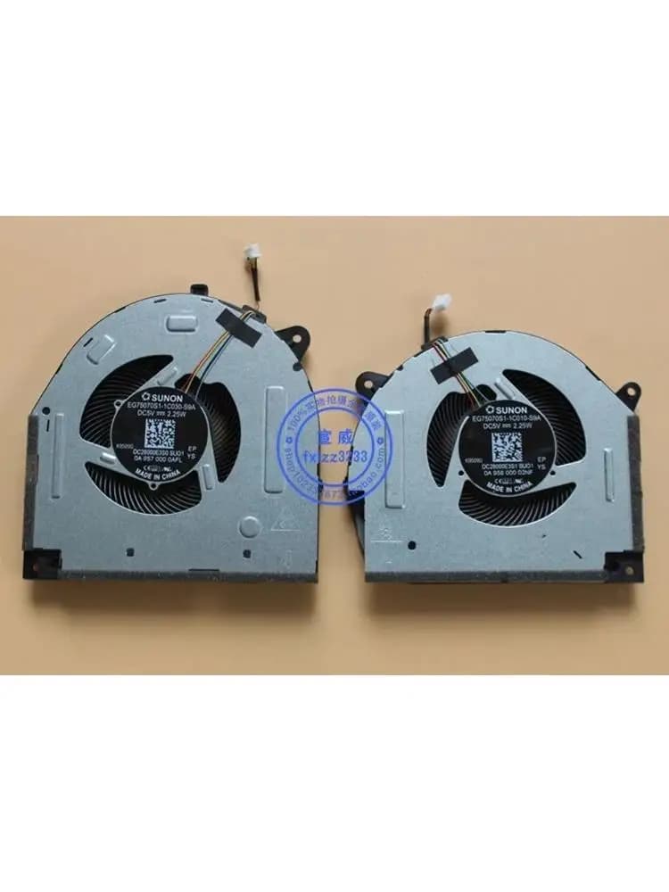 Ventilateur de refroidissement CPU GPU pour Lenovo LEGION 2019 Y7000 Y540 GTX1660Ti EG75070S1-1C030-S9A EG75070S1-1C010-S9A DFS5M325063B11 FLGA