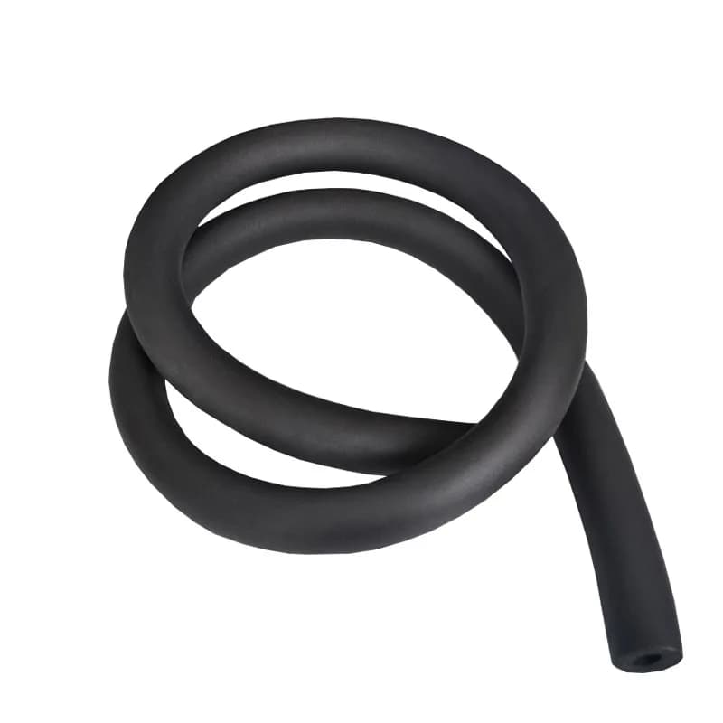 Tuyau en caoutchouc éponge noir 1.8/2M, support de canalisation étanche, isolation thermique, manchon tubulaire de protection, raccord de climatisation