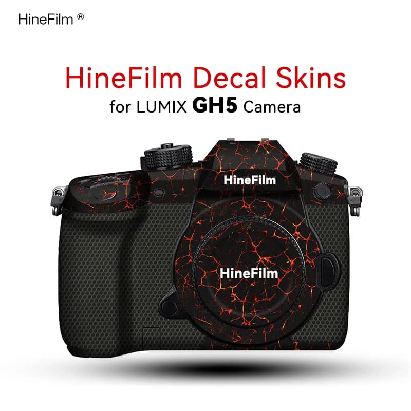 Autocollants pour appareil photo Panasonic Lumix GH5, housse de protection anti-rayures