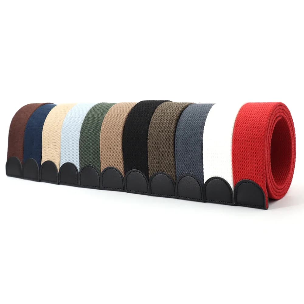 Ceinture tactique en toile pour hommes et femmes, sans boucle, pour l'extérieur, à personnaliser, longue, de styliste, militaire, multifonctionnelle, pour Jeans