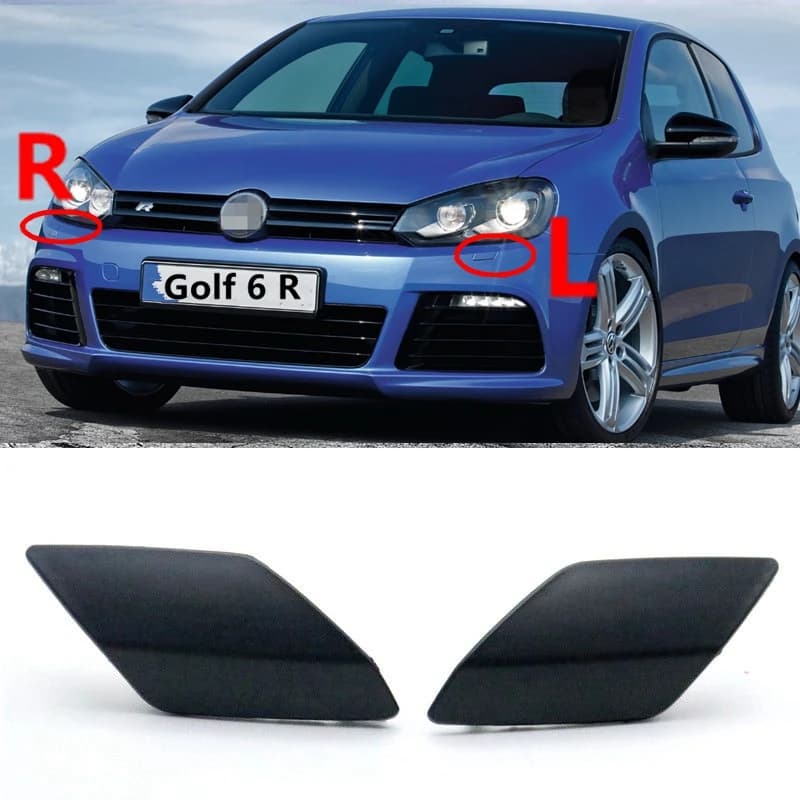 Capuchon de Buse de Lavage pour Pare-Choc Avant de Voiture, pour VW Golf 6 R MK6 2009-2013 5K0955110G